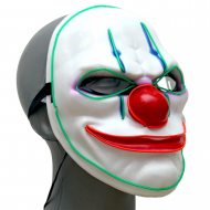 grusselige horro clown maske