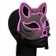 Japanese Anime Coseplay LED Fox Mask