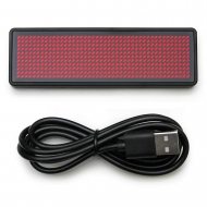 laufschrift anstecker magnet