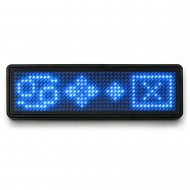 laufschrift usb  blau