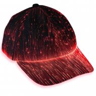 LED cap in red