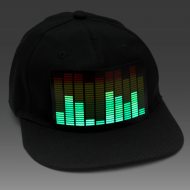 Luminous cap with equalizer