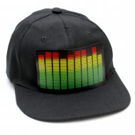 Snapback cap with light panel