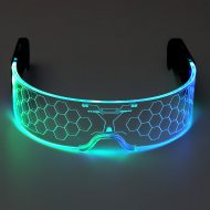 leuchtende party brille rgb