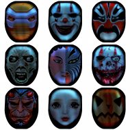 Lots of funny face motifs