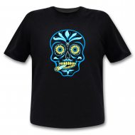 Mexican skull shirt I skull with cigar by Ucult