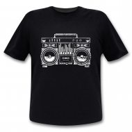 Ghettoblaster T-Shirt Vintage Shirt hochwertiger Siebdruck I 80er Jahre Retro I Hip Hop I Boombox I Ucult