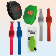 Druckaktive LED-Armbanduhr Silikonuhr LED-Uhr I Farbig Armbanduhr für Kinder & Erwachsene I Digitalanzeige