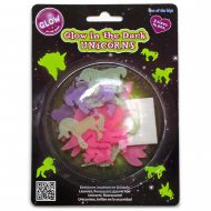 Leuchtende Einhorn Sticker Glow in the Dark 14 Teile Leuchtsticker Unicorn