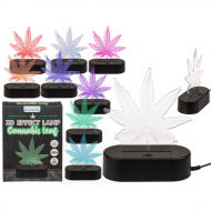 cannabis Hologram lamp