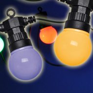 gartenlichterkette dekoration gartenparty