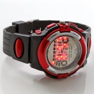 LED Armbanduhr mit digitaler und analoger Anzeige