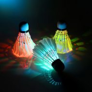 LED-Federball-Set I Badminton Farbwechsel Effekt