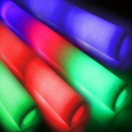 Mega Party LED-Schaumstoffstick XXL LED-Leuchtstab aus Schaumstoff I Schlagernacht Festival Nacht Events
