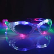 LED Blinkbrille Leucht-Brille Multicolor