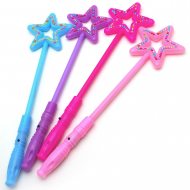 Shining and blinking rhinestone star wand