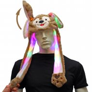 Bobble ears LED monkey hat