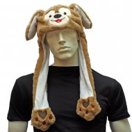 Plush monkey with LEDs