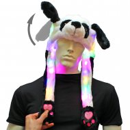 Bobble ears LED Panda hat