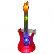 LED-Anstecker Rockgitarre E-Gitarre Gitarre Blinky Anstecker Brosche Pin Button Festival