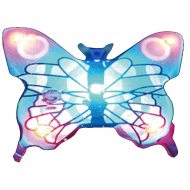 LED pin butterfly moth blinky pin brooch pin button