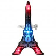 LED Button Eiffel Tower Blinky Button Brooch Pin Button