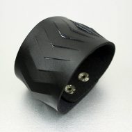 Breites Basic Lederarmband 24.5 cm I Biker Rocker Gothik Heavy Metal Armband