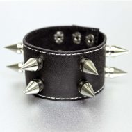 Lederarmband Stachelarmband Nadelarmband Spikes-Armband Dornenarmband Punkarmband Rockarmband Edgy Armband