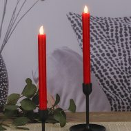 Set of 2 LED table candles I LED candles for festive events I candles with a flickering LED flame