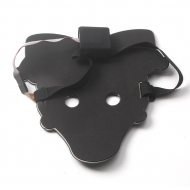 Back of an EL clown mask