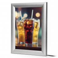 LED light frame aluminum for wall mounting indoors