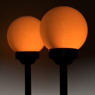 2er Set Solar-Gartenleuchte