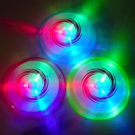 LED throwing disc