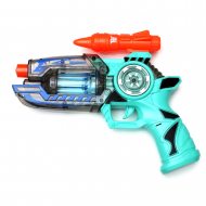 Boy and girl toy gun