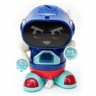 Children's toy robot with light and sound