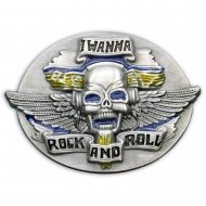 Rock And Roll-Gürtelschnalle I Rocker & Heavy Metal Schnalle für Gürtel