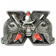 Belt Buckle - Skull X