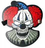 Skull clown light-up mask